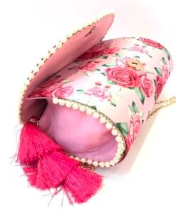 Alternative view of Vintage Floral Tassel Clutch