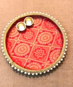 Brocade Pooja Thali (8inch)