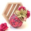 Rose Brocade Nariyal