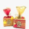 Square Ganpati tissue Sweet Box