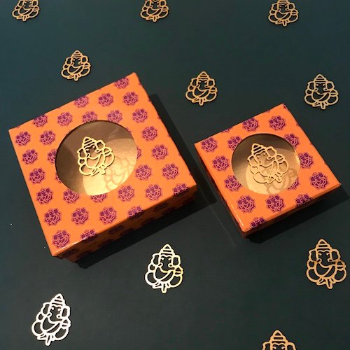 Ganesh Motif Sweet Box