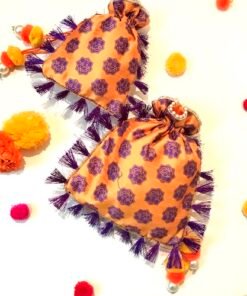 Alternative view of Ganpati Motif Prasad Potli