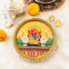 Ganesha Floral Thali