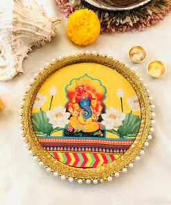 Ganesha Floral Thali