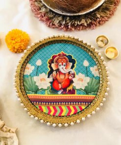 Ganesha Floral Thali - Image 3