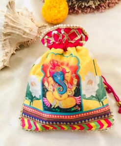 Ganesha Floral Potli