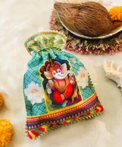Alternative view of Ganesha Floral Potli