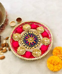 PomPom Gota Pooja Thali