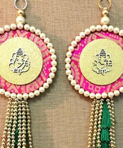 Ganesha Pearl Tassle Wall hanging