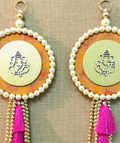 Ganesha Pearl Tassle Wall hanging - Image 3