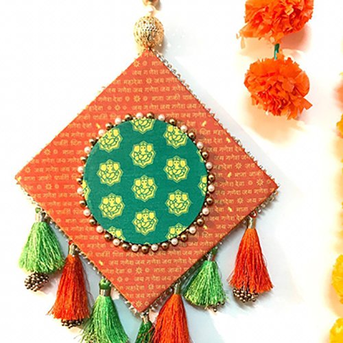 Ganpati motif tassle Wall hanging - Image 3