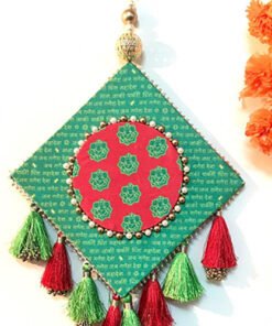 Alternative view of Ganpati motif tassle Wall hanging