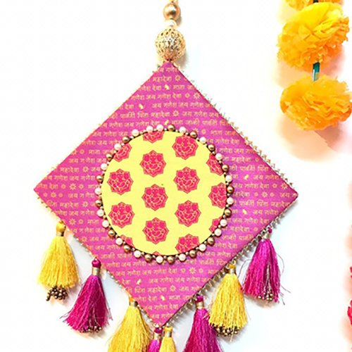 Ganpati motif tassle Wall hanging