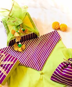 Gota Patti Contrast Wedding hamper - Image 6