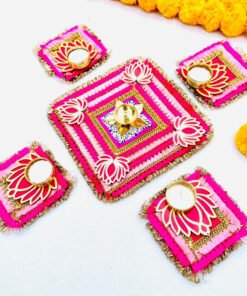 Alternative view of Lotus Floor Rangoli