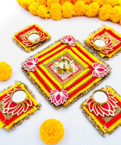 Lotus Floor Rangoli - Image 3