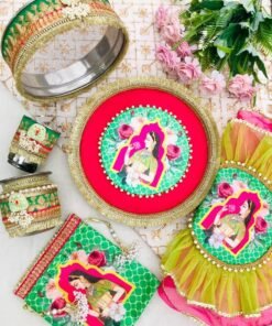 Alternative view of Maharani Sa Karwachauth Set
