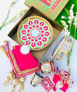 Sheesh Mahal Karwachauth Set - Image 4