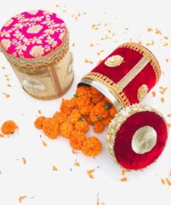 Alternative view of Velvet Round Bhaaji Box