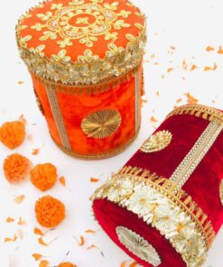 Velvet Round Bhaaji Box