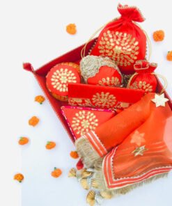 Gota Phool Trousseau Set - Image 3