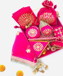 Gota Phool Trousseau Set - Image 4