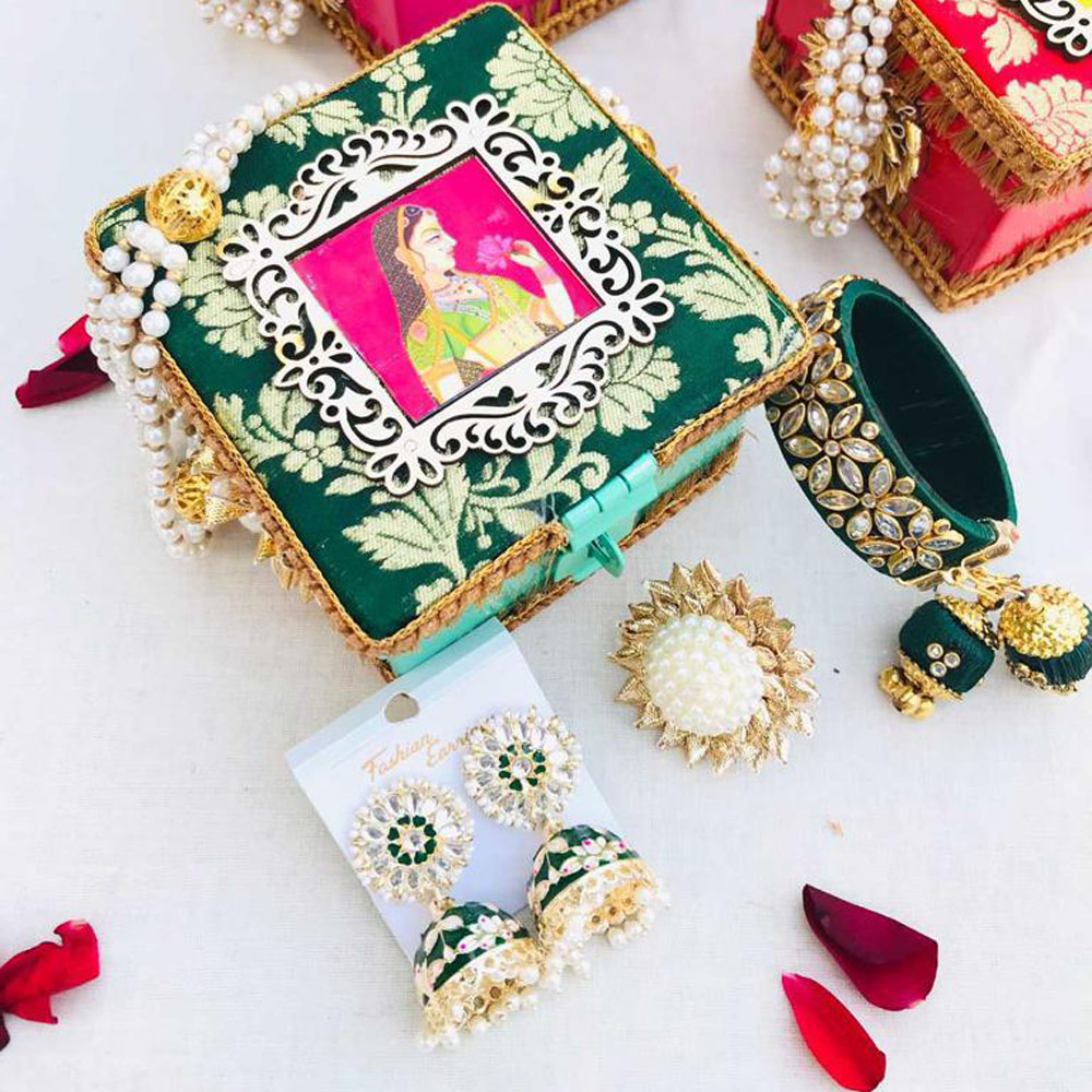 Maharani Mini Trunk Hamper - Image 3