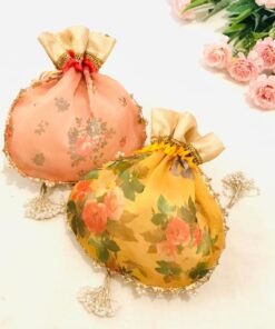 Floral Organza Potli - Image 3
