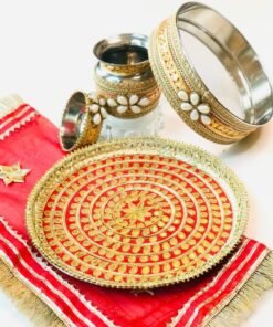 Alternative view of Jhodha Karvachauth Set
