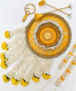 Alternative view of Gajra Haldi Platter