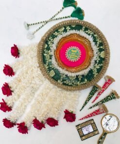 Alternative view of Gajra Mehandi Platter