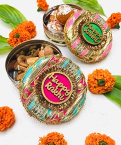 Happy Rakhi Sweet Box Hamper - Image 3