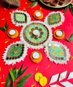 Alternative view of Sadhana Floor Rangoli