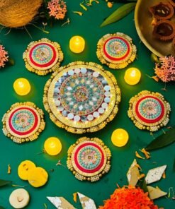 Alternative view of Chand Led Rangoli