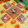 Meena kumari floor rangoli