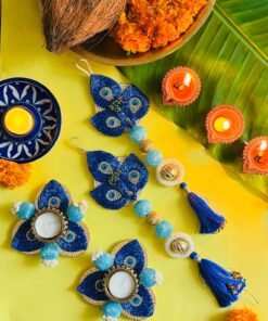 Mor Pankh Candle & Shubh Labh Set - Image 3