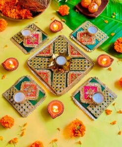Alternative view of Meena kumari floor rangoli