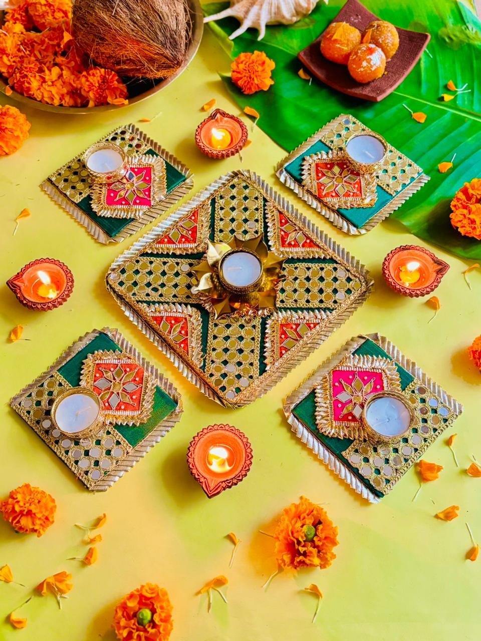 Meena kumari floor rangoli - Image 2