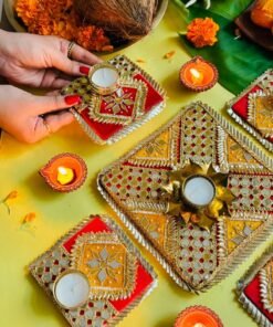 Meena kumari floor rangoli - Image 3
