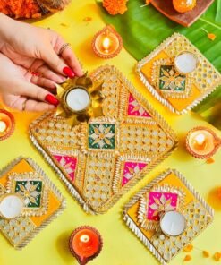 Meena kumari floor rangoli - Image 4