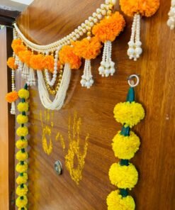 Alternative view of Marigold Flower Toran