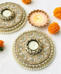 Mirror Candles Rangoli
