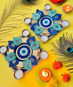 Peacock Square Rangoli - Image 4