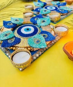 Peacock Square Rangoli