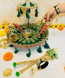 Alternative view of mehendi platter