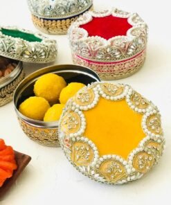 Sheesh and Moti sweet/Ladoo steel boxes