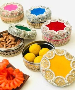 Sheesh and Moti sweet/Ladoo steel boxes - Image 4