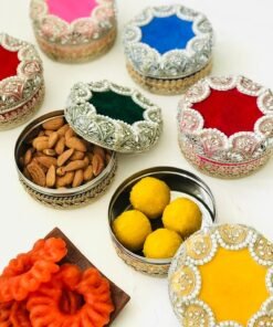 Sheesh and Moti sweet/Ladoo steel boxes - Image 5