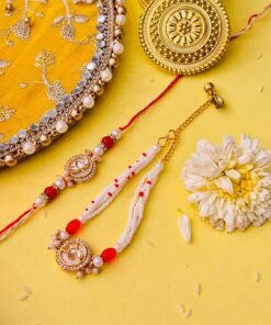 Alternative view of Sibling Love Rakhi Thali set