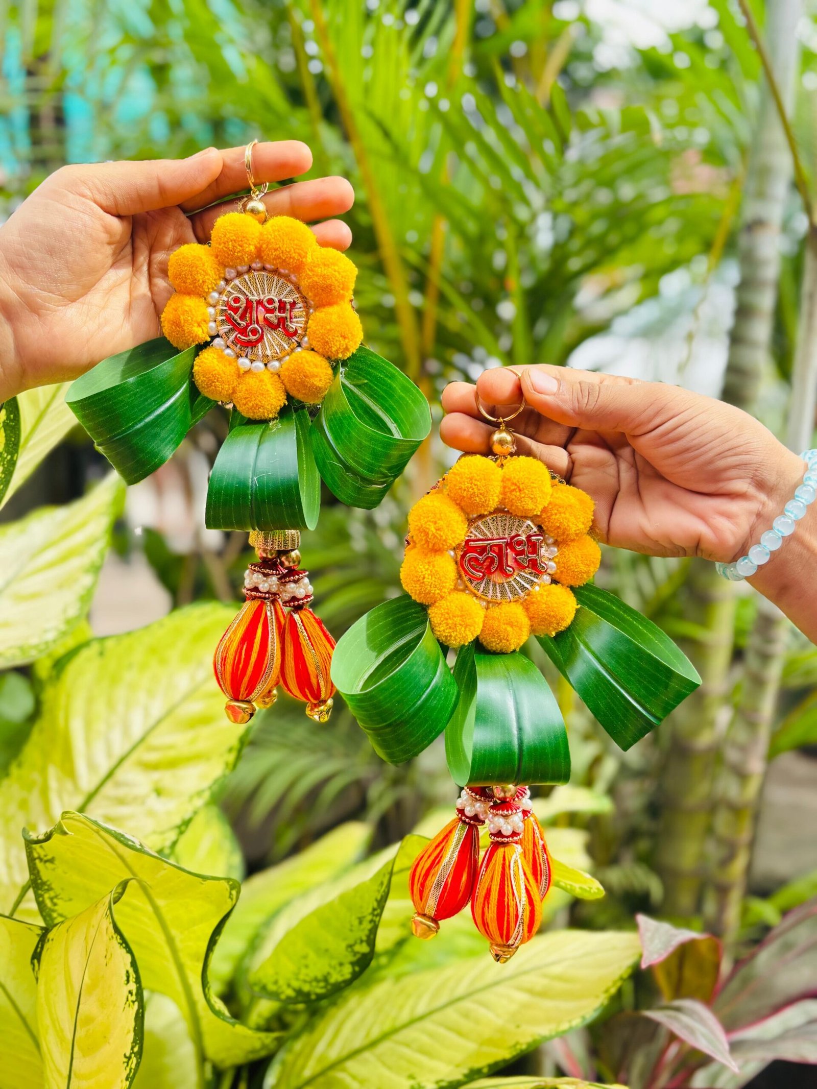 Banana leaf Shubh Labh (Pair)